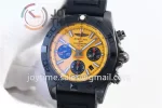 Breitling Chronomat GF 1:1 Best Edition PVD 44mm Rubber Strap A7750