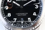 Breitling Navitimer 1:1 Best Edition SS 41mm Leather Strap A2824