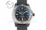 Breitling Avenger Blackbird GF 1:1 Best Edition PVD 44mm Rubber Strap A2824 V4 Free storage box