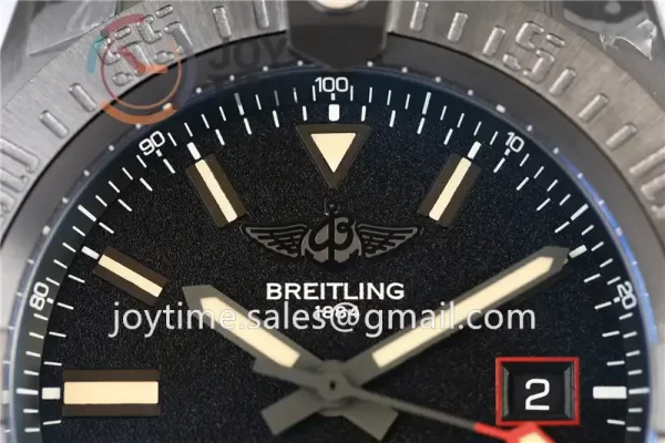 Breitling Avenger Blackbird GF 1:1 Best Edition PVD 44mm Rubber Strap A2824 V4 Free storage box