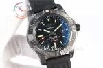 Breitling Avenger Blackbird GF 1:1 Best Edition PVD 44mm Rubber Strap A2824 V4 Free storage box