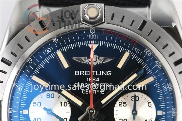 Breitling Chronomat GF 1:1 Best Edition SS 44mm Nylon Strap A7750