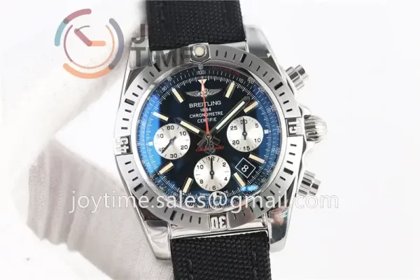 Breitling Chronomat GF 1:1 Best Edition SS 44mm Nylon Strap A7750