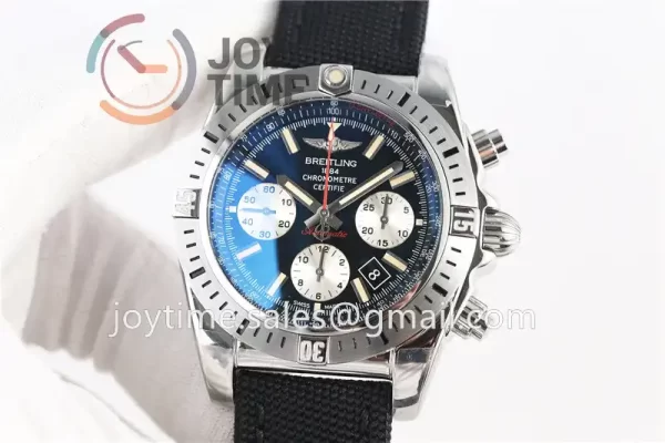 Breitling Chronomat GF 1:1 Best Edition SS 44mm Nylon Strap A7750