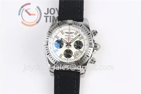 Breitling Chronomat GF 1:1 Best Edition SS 44mm Nylon Strap A7750