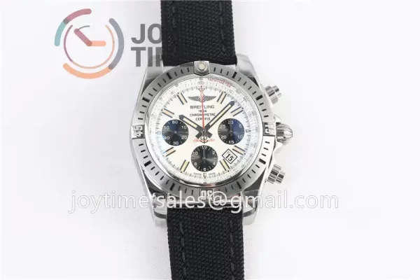 Breitling Chronomat GF 1:1 Best Edition SS 44mm Nylon Strap A7750