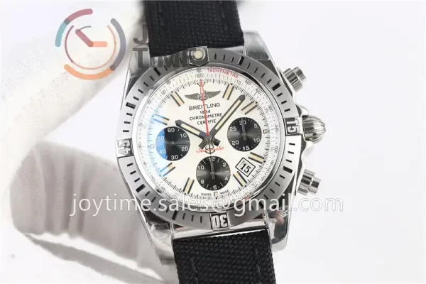 Breitling Chronomat GF 1:1 Best Edition SS 44mm Nylon Strap A7750