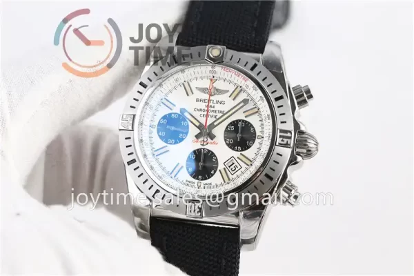 Breitling Chronomat GF 1:1 Best Edition SS 44mm Nylon Strap A7750