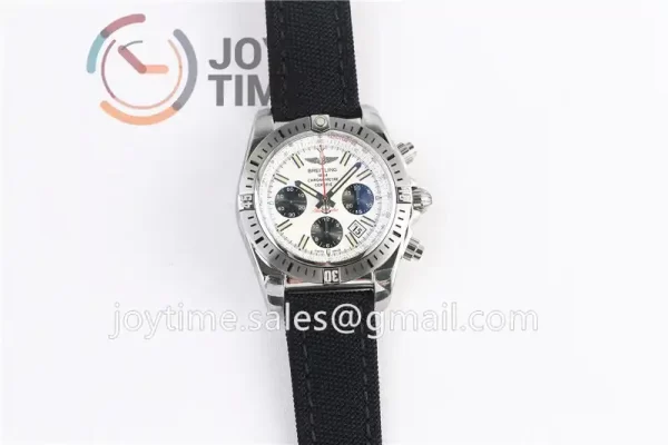 Breitling Chronomat GF 1:1 Best Edition SS 44mm Nylon Strap A7750