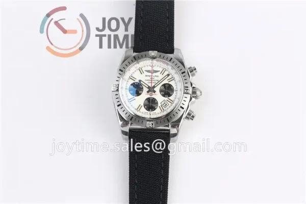 Breitling Chronomat GF 1:1 Best Edition SS 44mm Nylon Strap A7750