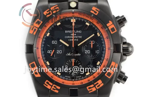 Breitling Chronomat GF 1:1 Best Edition PVD 44mm Rubber Strap A7750