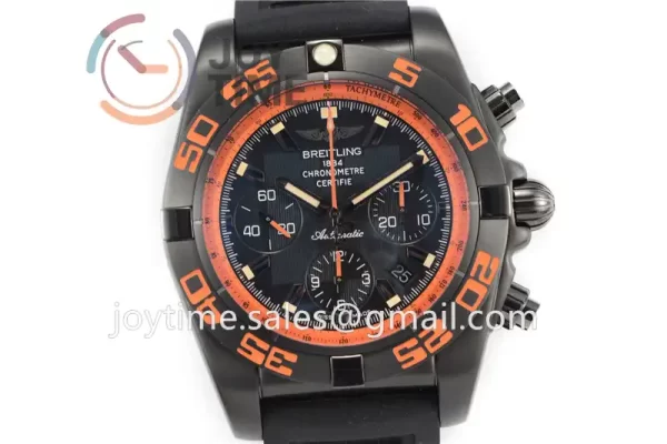 Breitling Chronomat GF 1:1 Best Edition PVD 44mm Rubber Strap A7750