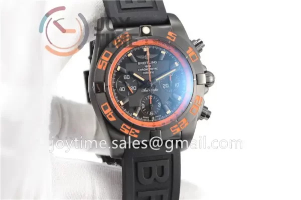 Breitling Chronomat GF 1:1 Best Edition PVD 44mm Rubber Strap A7750