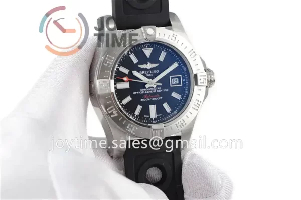 Breitling Avenger II Seawolf GF 1:1 Best Edition SS 45mm Rubber Strap A2824