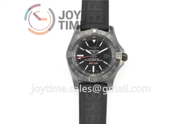 Breitling Avenger GMT GF 1:1 Best Edition PVD 43mm Rubber Strap A2836