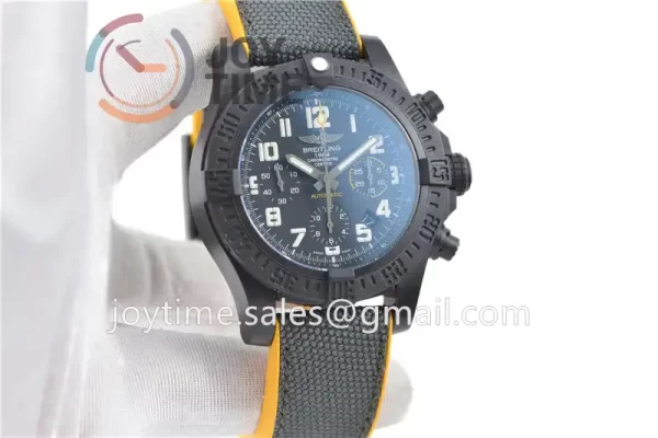 Breitling Avenger Hurricane GF 1:1 Best Edition PVD 45mm Nylon Strap A7750