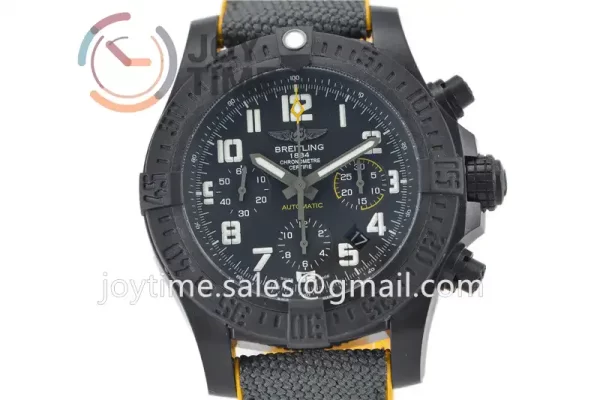 Breitling Avenger Hurricane GF 1:1 Best Edition PVD 45mm Nylon Strap A7750