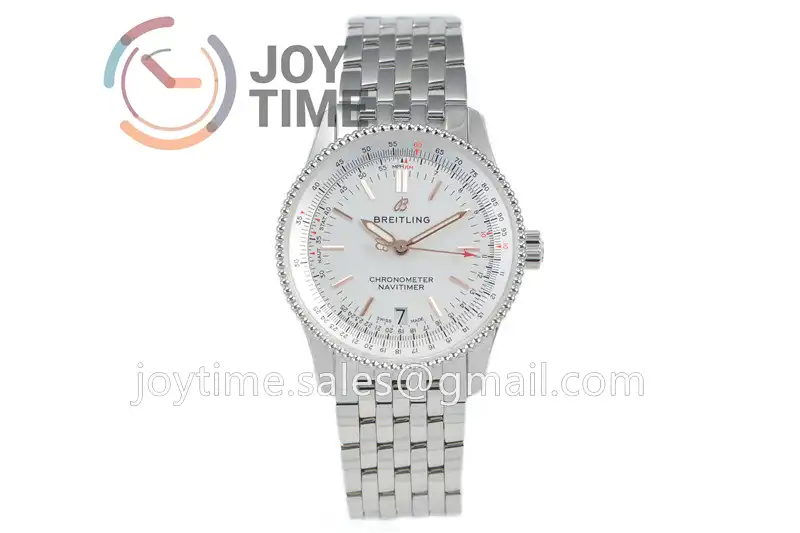 Breitling Navitimer DJF 1:1 Best Edition SS 38mm SS Bracelet SW200 Free lizard leather strap