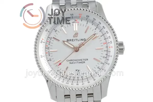 Breitling Navitimer DJF 1:1 Best Edition SS 38mm SS Bracelet SW200 Free lizard leather strap