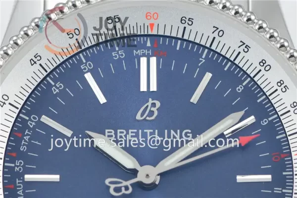 Breitling Navitimer DJF 1:1 Best Edition SS 38mm SS Bracelet SW200 Free lizard leather strap