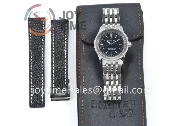 Breitling Navitimer DJF 1:1 Best Edition SS 38mm SS Bracelet SW200 Free lizard leather strap