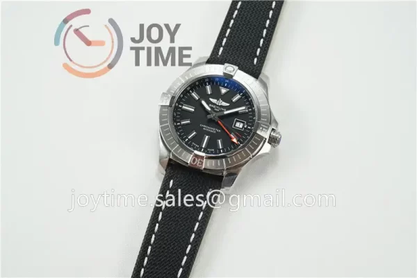 Breitling Avenger GMT GF 1:1 Best Edition SS 45mm Nylon Strap A2836