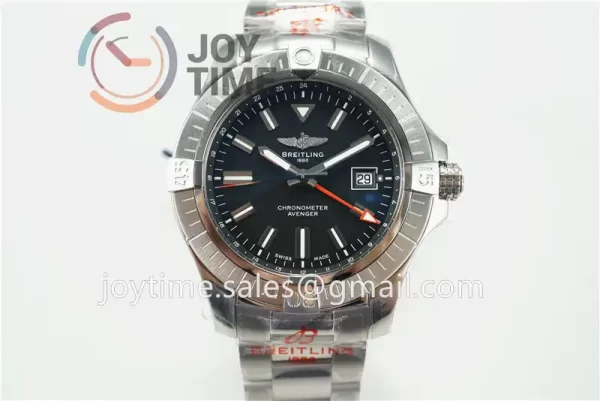 Breitling Avenger GMT GF 1:1 Best Edition SS 45mm SS Bracelet A2836