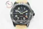 Breitling Avenger GMT GF 1:1 Best Edition PVD Plated Titanium 45mm Nylon Strap A2836