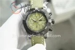 Breitling Avenger II Seawolf Chronograph GF 1:1 Best Edition PVD Plated Titanium 45mm Nylon Strap A7750