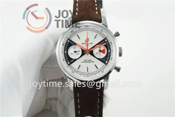 Breitling Top Time Chrono GF 1:1 Best Edition SS 41mm Leather Strap A7750