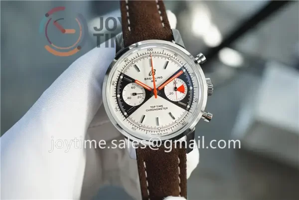 Breitling Top Time Chrono GF 1:1 Best Edition SS 41mm Leather Strap A7750