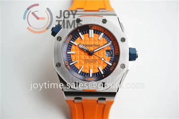 Audemars Piguet Royal Oak Offshore Diver 15710 1:1 Best Edition SS 42mm Rubber Strap A3120