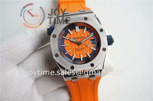 Audemars Piguet Royal Oak Offshore Diver 15710 1:1 Best Edition SS 42mm Rubber Strap A3120