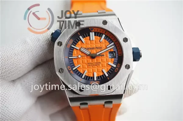 Audemars Piguet Royal Oak Offshore Diver 15710 1:1 Best Edition SS 42mm Rubber Strap A3120