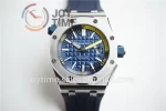 Audemars Piguet Royal Oak Offshore Diver 15710 1:1 Best Edition SS 42mm Rubber Strap A3120