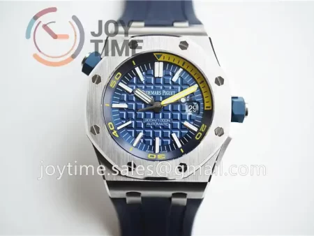 Audemars Piguet Royal Oak Offshore Diver 15710 1:1 Best Edition SS 42mm Rubber Strap A3120