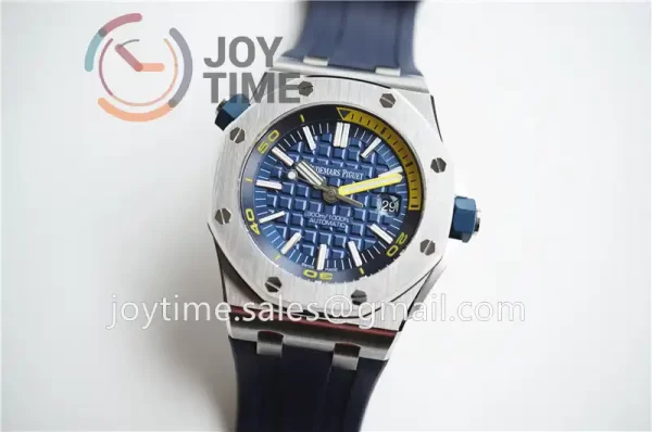 Audemars Piguet Royal Oak Offshore Diver 15710 1:1 Best Edition SS 42mm Rubber Strap A3120