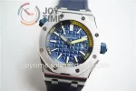 Audemars Piguet Royal Oak Offshore Diver 15710 1:1 Best Edition SS 42mm Rubber Strap A3120