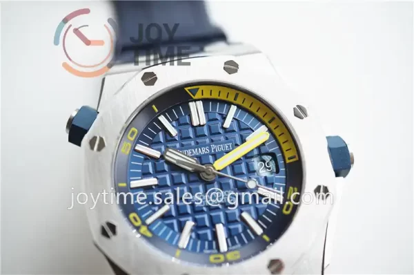 Audemars Piguet Royal Oak Offshore Diver 15710 1:1 Best Edition SS 42mm Rubber Strap A3120