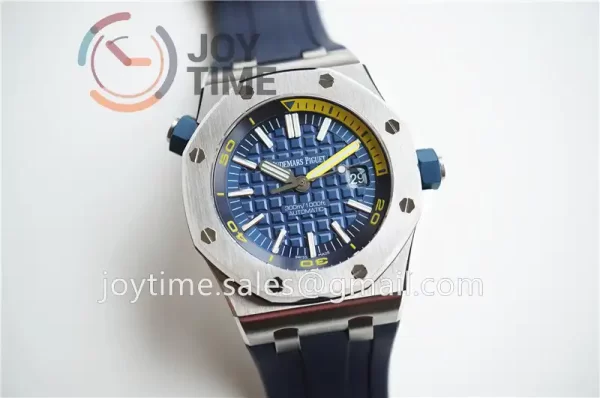 Audemars Piguet Royal Oak Offshore Diver 15710 1:1 Best Edition SS 42mm Rubber Strap A3120