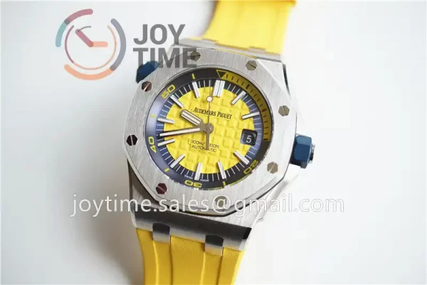 Audemars Piguet Royal Oak Offshore Diver 15710 1:1 Best Edition SS 42mm Rubber Strap A3120