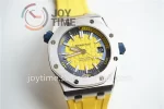 Audemars Piguet Royal Oak Offshore Diver 15710 1:1 Best Edition SS 42mm Rubber Strap A3120