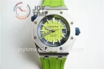 Audemars Piguet Royal Oak Offshore Diver 15710 1:1 Best Edition SS 42mm Rubber Strap A3120