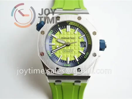 Audemars Piguet Royal Oak Offshore Diver 15710 1:1 Best Edition SS 42mm Rubber Strap A3120