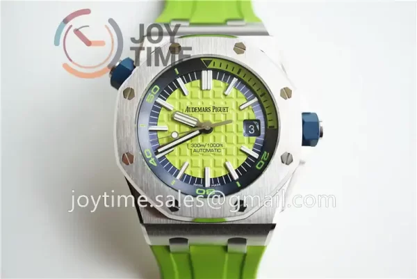 Audemars Piguet Royal Oak Offshore Diver 15710 1:1 Best Edition SS 42mm Rubber Strap A3120