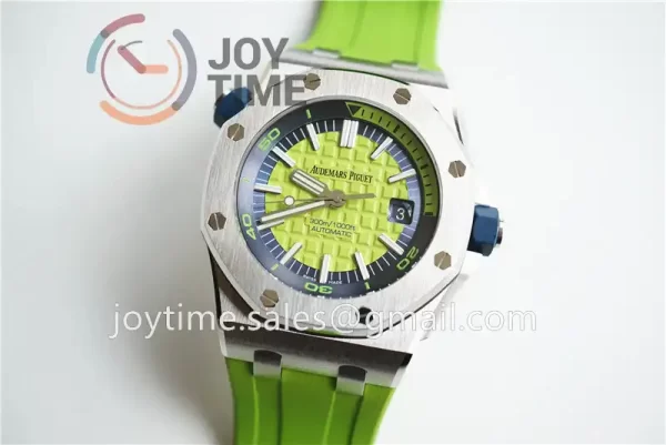 Audemars Piguet Royal Oak Offshore Diver 15710 1:1 Best Edition SS 42mm Rubber Strap A3120