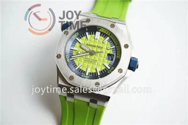 Audemars Piguet Royal Oak Offshore Diver 15710 1:1 Best Edition SS 42mm Rubber Strap A3120