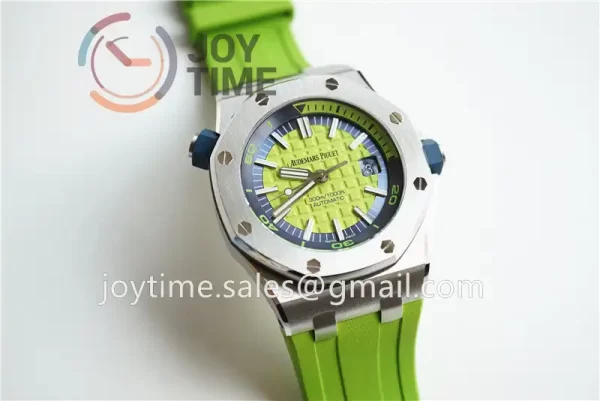 Audemars Piguet Royal Oak Offshore Diver 15710 1:1 Best Edition SS 42mm Rubber Strap A3120