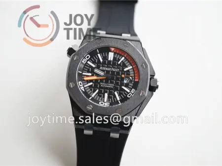 Audemars Piguet Royal Oak Offshore Diver 15707 1:1 Best Edition Ceramic 42mm Rubber Strap A3120