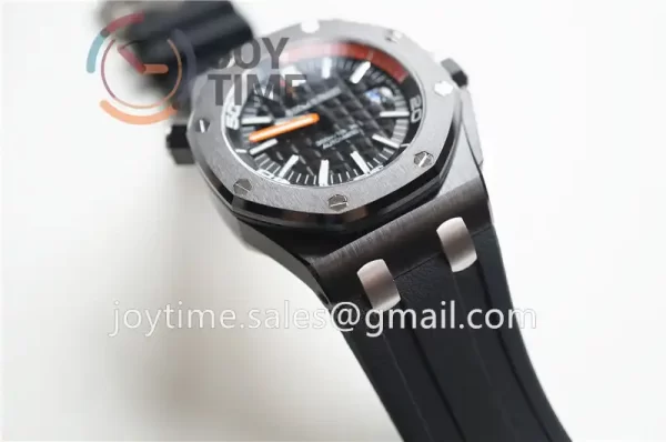 Audemars Piguet Royal Oak Offshore Diver 15707 1:1 Best Edition Ceramic 42mm Rubber Strap A3120